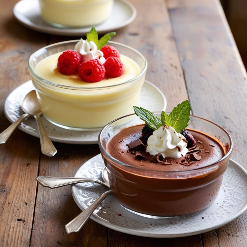 Delicious Homemade Custards: A Sweet Treat with Essential Kitchen Staples