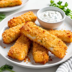 Crispy Baked Fish Sticks