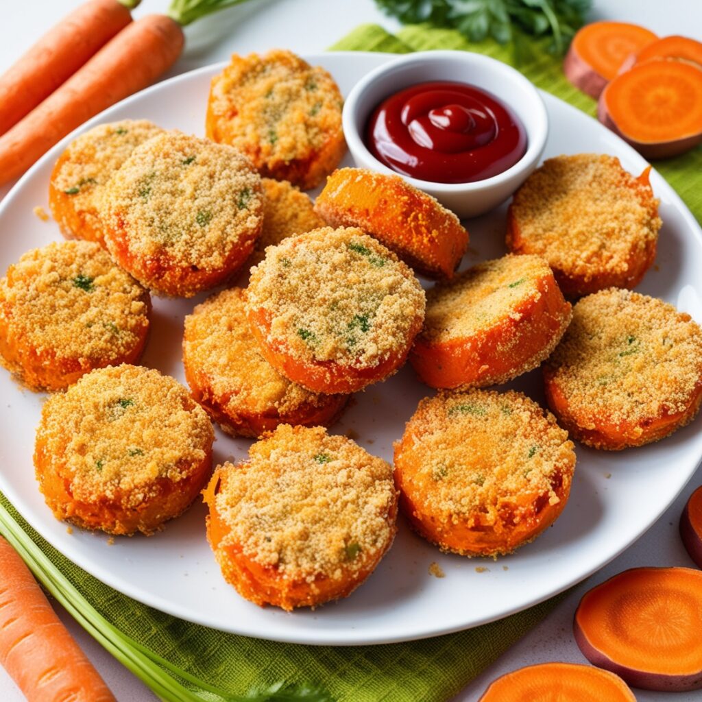A delicious and cozy image of Baked Veggie Nuggets