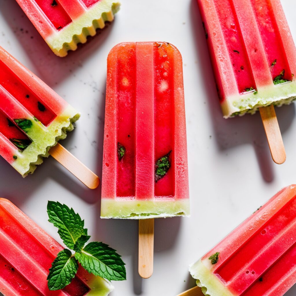 Try these refreshing watermelon and mint treats for a delightful summer experience!