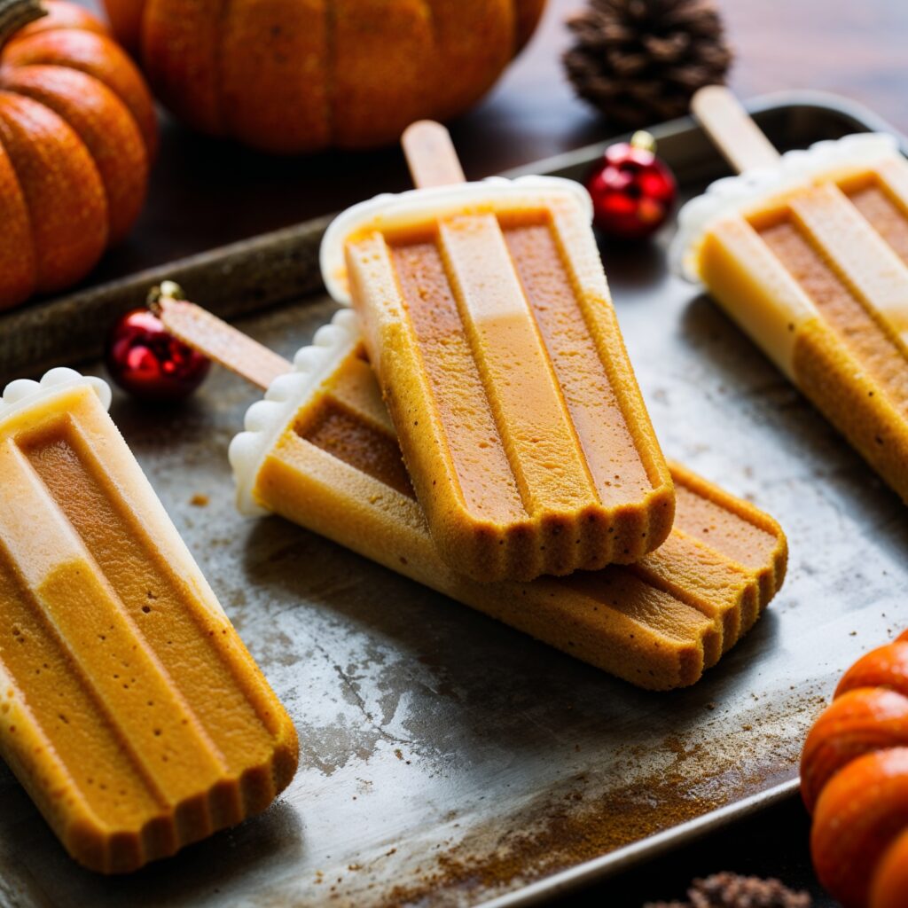 Enjoy these creamy treats infused with pumpkin puree and warm spices, perfect for the autumn season!