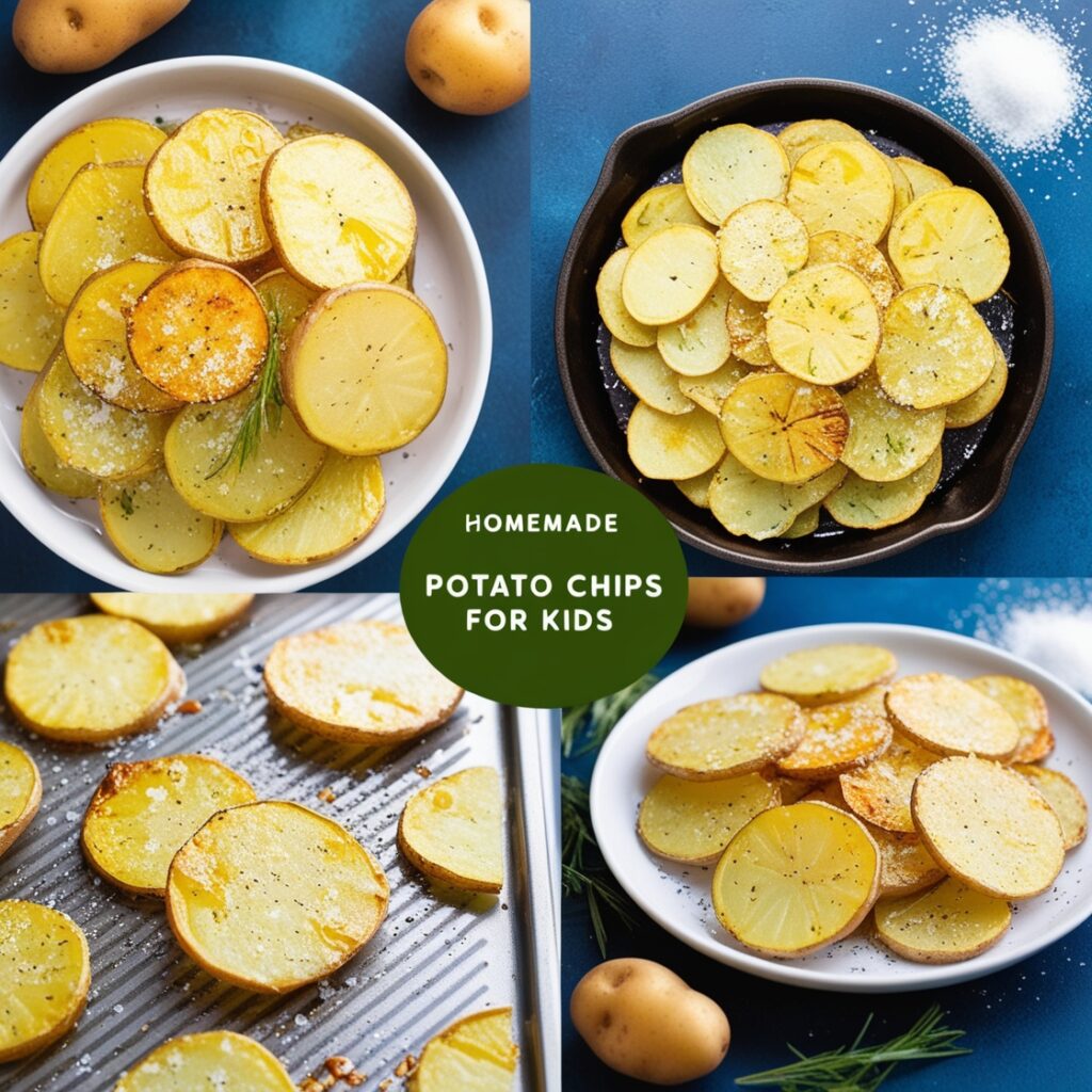 Enjoy tasty homemade potato chips, a fun and healthy snack!
