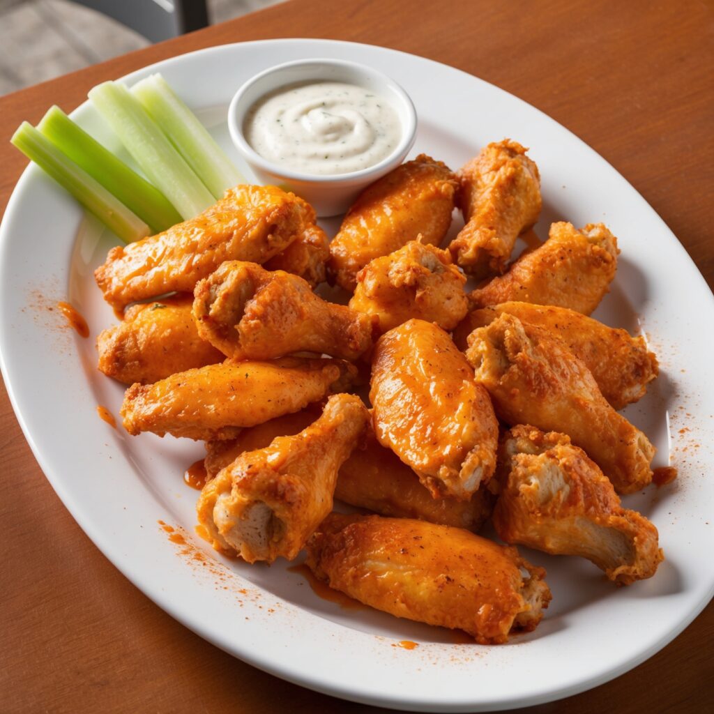 Appealing and vibrant image of homemade "Applebee’s Boneless Wings"