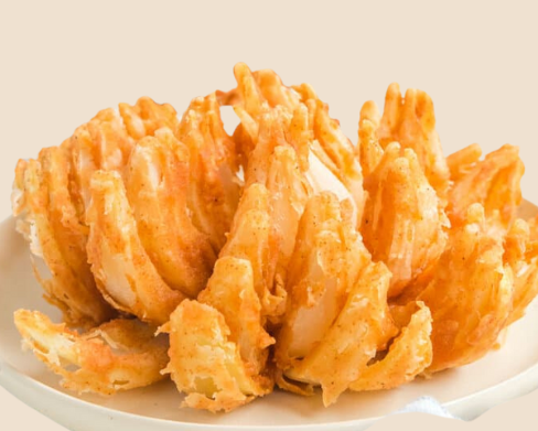 A vibrant and appetizing image of homemade "Outback Steakhouse Bloomin’ Onion"