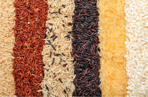 Different types of rice, such as white, brown, and black rice, offer unique nutritional benefits suitable for children, supporting balanced and healthy growt