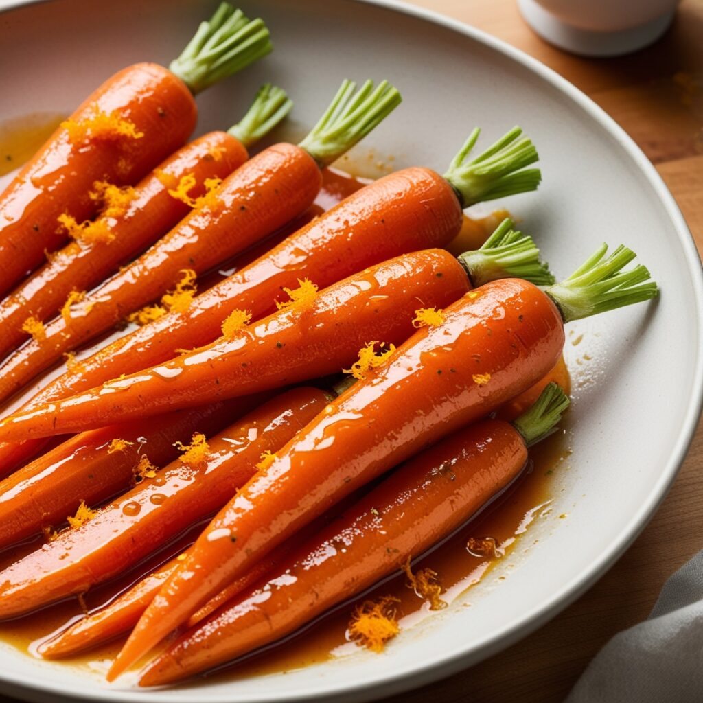 Winter Citrus Glazed Carrots recipe that highlight the best ingredients the season offer