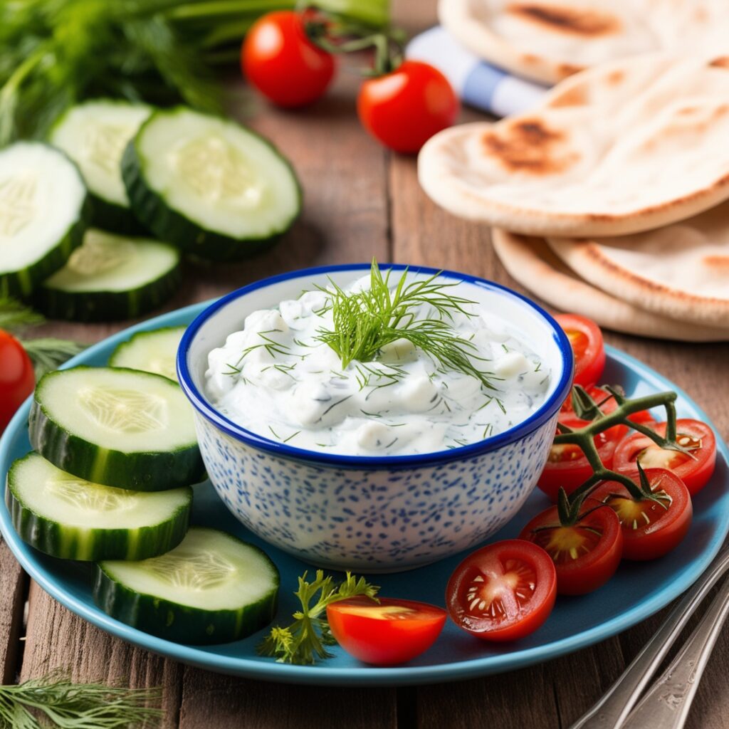 This Tzatziki sauce recipe is a delicious and refreshing dip made from common pantry staples. With Greek yogurt, cucumbers, garlic, and olive oil, it’s easy to whip up and perfect for serving with pita bread or fresh veggies. This simple yet flavorful sauce elevates any meal and is a great way to use ingredients you likely already have on hand.
