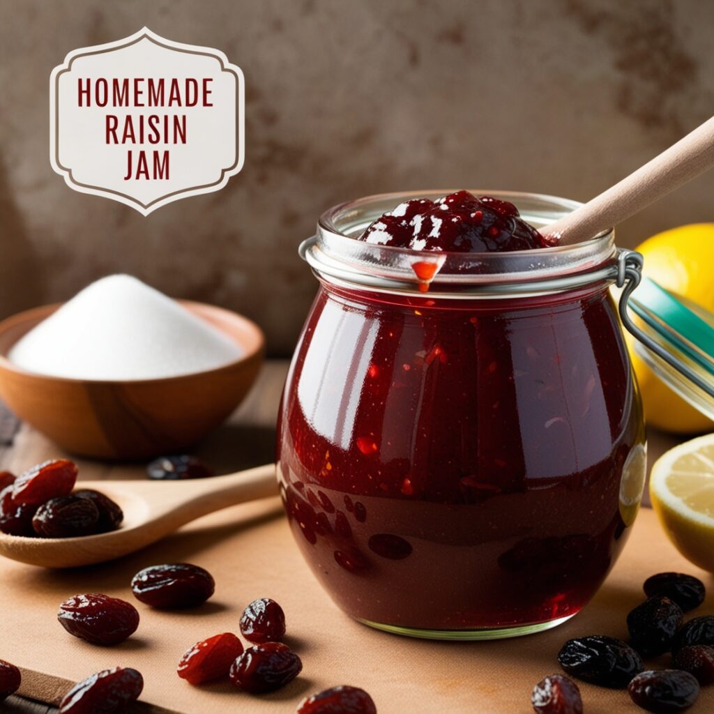 Creative Recipe of Homemade Raisin Jam Using Pantry Staples