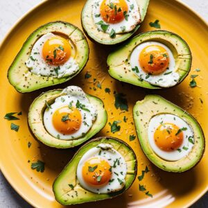 Baked Avocado Eggs