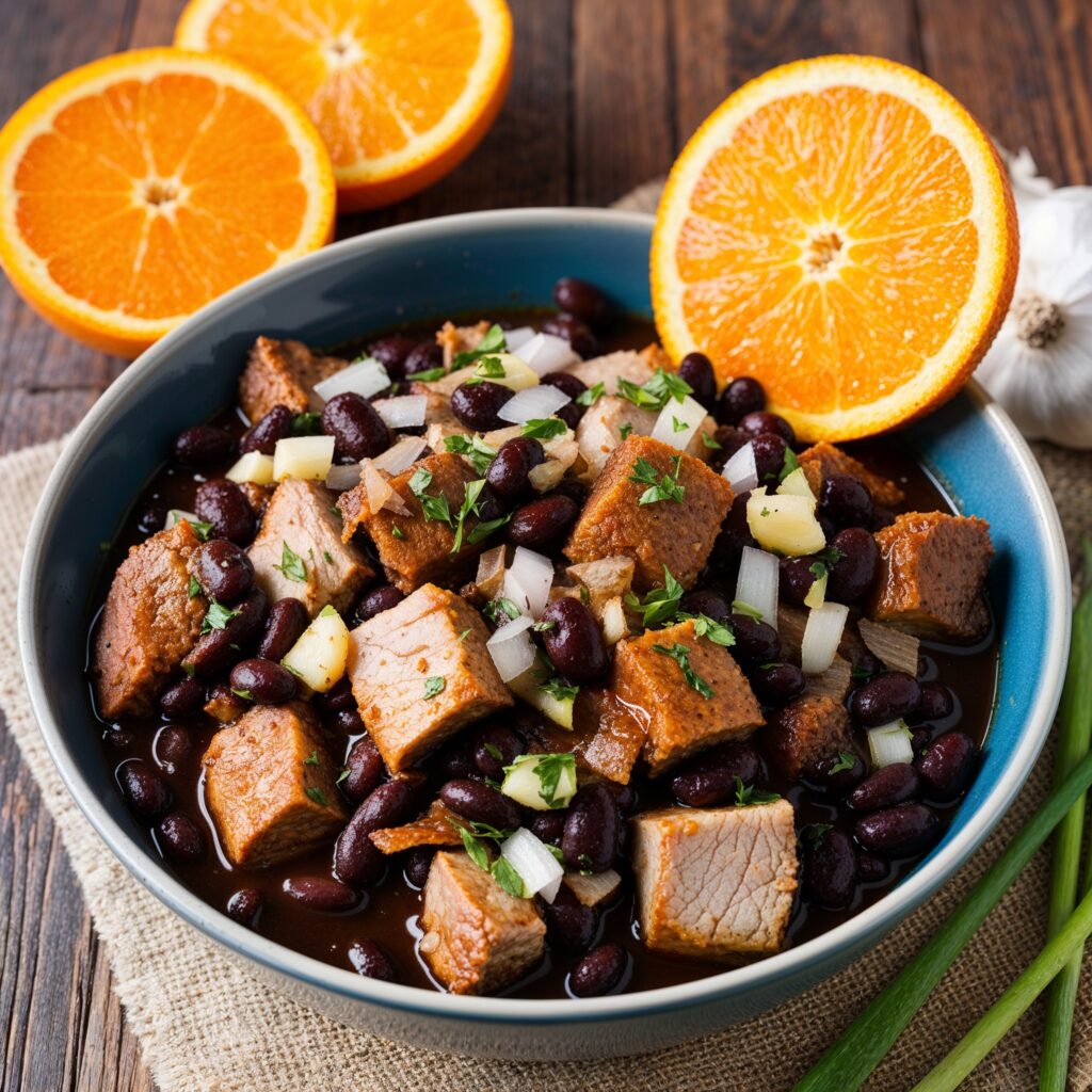 Exploring Global Cuisines: Savor the rich flavors of Brazilian Feijoada, a comforting stew that's perfect for sharing.