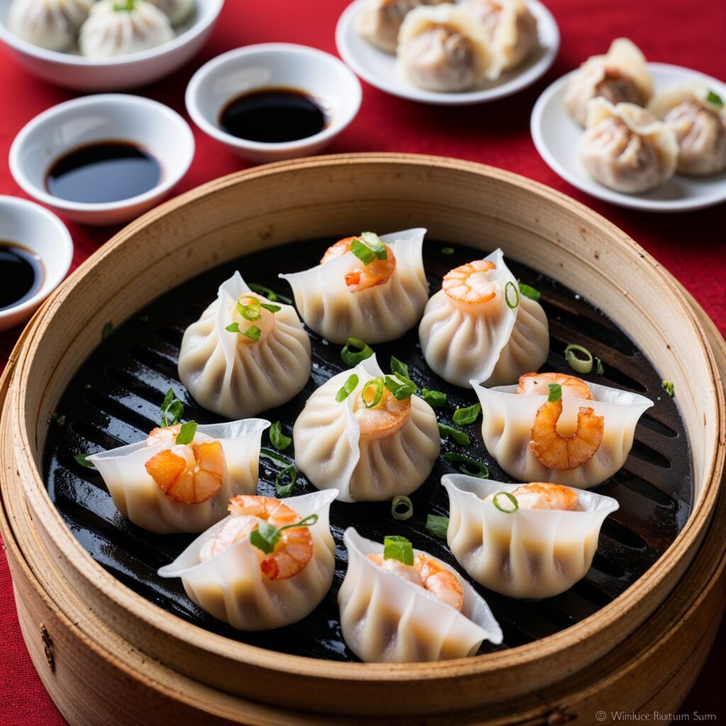 Exploring Global Cuisines: Delight in the rich flavors of traditional Chinese Dim Sum.